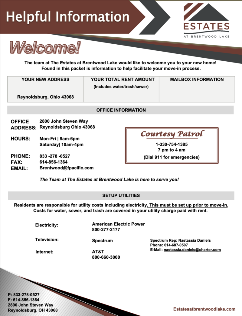 EB Welcome Booklet